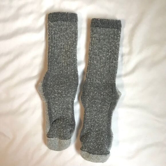 Smartwool Socks Gray Heavy Duty Hiking Hunting Work Crew Mountaineering - Picture 2 of 6